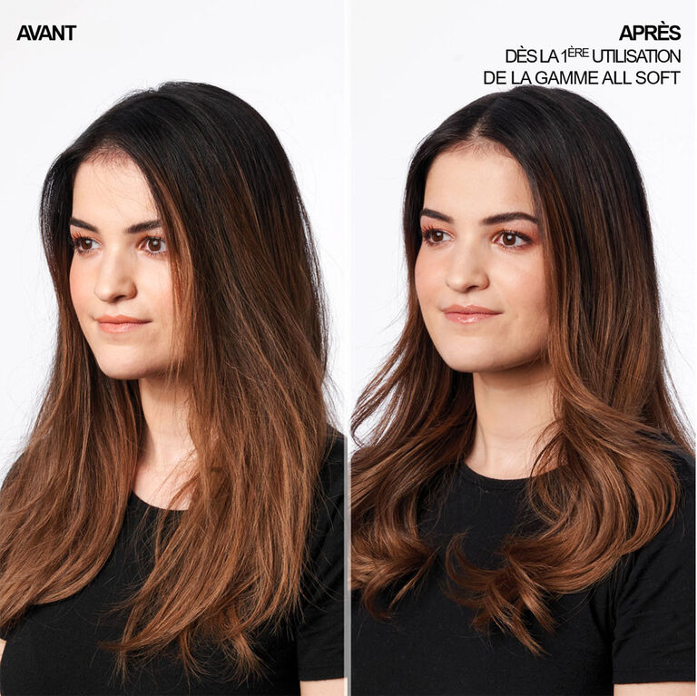 Avant / apr&egrave;s une utilisation de la gamme All Soft